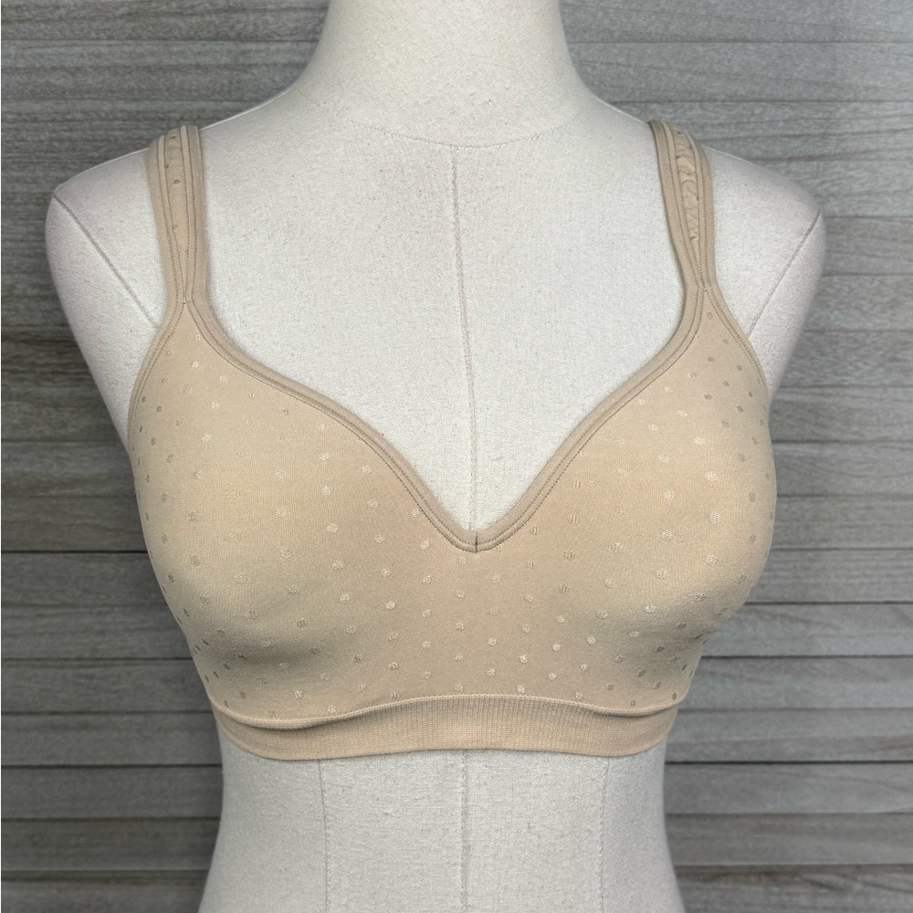 BALI Comfort Revolution Wireless Bra Beige Dot-36C